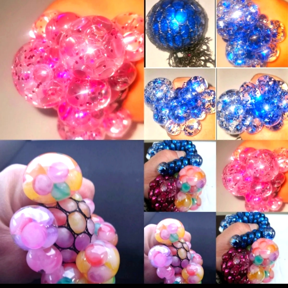 12 Squish Balls various colors